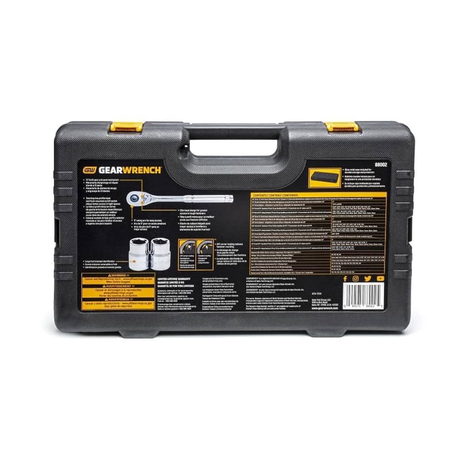 Amazon.com: GEARWRENCH 179 Piece 1/4